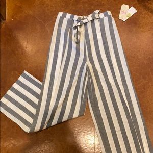 Girls Stripped Dress Pants